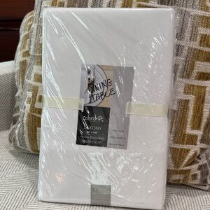 Colordrift Saxony Cream Tablecloth